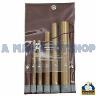 PUNCH SET BRASS 5 PIECE KNURLED HANDLE
