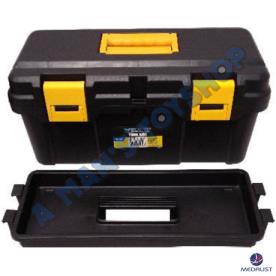 PLASTIC TOOLBOX WITH TRAY 480MM LONG