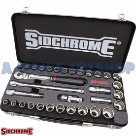 SOCKET SET METRIC & AF 1/2 DR 33 PIECE