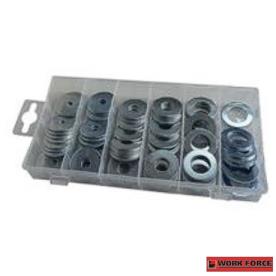 WASHER ASSORTMENT 72 PIECE BORE 6MM 19MM