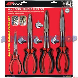PLIER SET 4 PIECE LONG HANDLE ANGLE HEAD