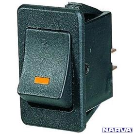 ROCKER SWITCH LED OFF/ON AMBER 20 AMP
