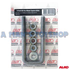 U BOLT KIT SUIT 40MMSQUARE AXLE PER SIDE