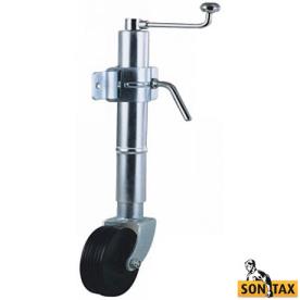 JOCKEY WHEEL 150MM & CLAMP SOLID WHEEL