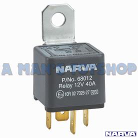 RELAY 4 PIN 12V 70AMP