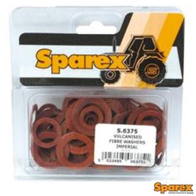 ASSORTMENT FIBRE WASHER SET 140 PIECE