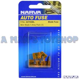 FUSE MINI PACK 5 PIECS 5 AMP