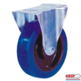 CASTOR ELASTIC RUBBER 160MM FIXED 200KG