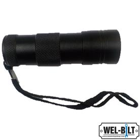 AIR CON UV LED LIGHT TORCH 100MM LONG