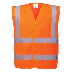 HI-VIS TWO BAND SAFETY VEST - ORA L/XL