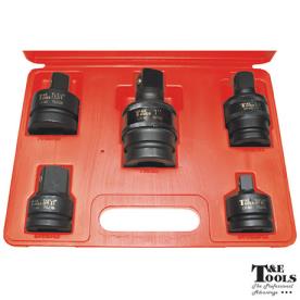 IMPACT ADAPTOR & UNIVERSAL JOINT SET 5PC