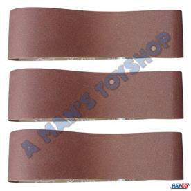 SANDING  BELT 150X1220MM  80 GRIT PACK 3