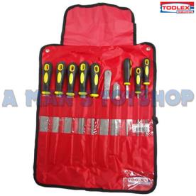 FILE & RASP 10 PIECE SET IN WALLET
