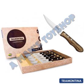 KNIFE SET 6PC PORTERHOUSE BROWN HANDLE