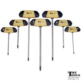 TORX SPLINE T HANDLE SET 7 PIECE