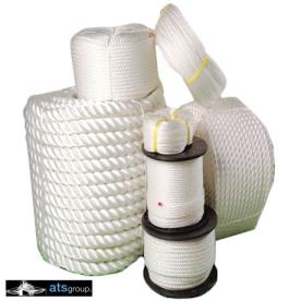 ROPE 6MM X 125 METRE  SILVER ON REEL