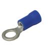 TERMINAL PACK RING 4MM BLUE 100 PIECES
