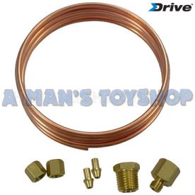 OIL GAUGE WITH COPPER PIPE FITTING LINE