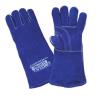 WELDING BLUE GLOVE HEAVY DUTY 380MM LONG