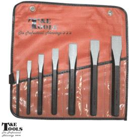 CHISEL SET COLD 7 PIECE 1/4 TO 1" BLADE