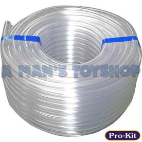 CLEAR PVC TUBE 11MM OD X 30 METRE 8MM ID
