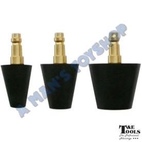 RUBBER CONE SET 3 PIECE WITH QUICK CON