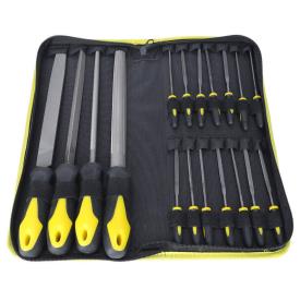 ENGINEERS FILE SET18 PIECE STEEL & WOOD