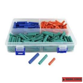 PLASTIC WALL PLUG ASSORTMENT 350 PIECE