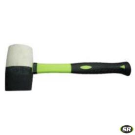 RUBBER MALLET BLACK/WHITE 680G 24OZ
