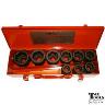 SOCKET SET AF 9 PIECE 1"DRIVE STD IMPACT