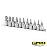 TAMPERPROOF STAR BIT SET 3/8'' DRIVE