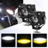 HI & LOW BEAM LED WORK LIGHT 57MM FACE