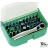 HEX POWER BIT SET 31 PIECE 1/4 & RATCHET