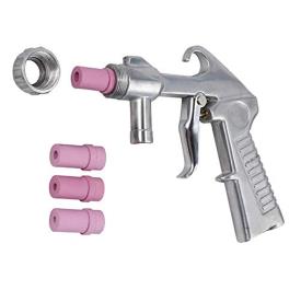 ABRASIVE SANDBLASTER GUN AND 4 NOZZLES