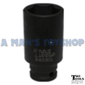 SOCKET 30MM X 1/2 DR IMPACT DEEP 6 POINT