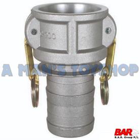 CAMLOCK 2" MALE BARB X FEMALE COUPLER