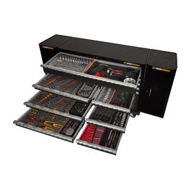 COMBO TOOLKIT+58" TROLLEY+CABINETS 322PC
