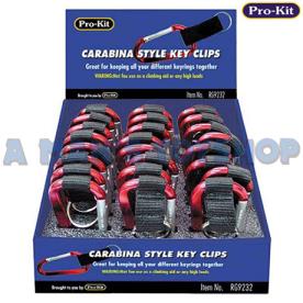 CARABINER KEY CLIP FOR KEYS ON BELT TYPE