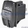 DUAL USB BLUE LED ROCKER SWITCH 12/24V