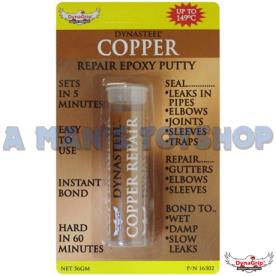 COPPER REPAIR EPOXY PUTTY 56GM DYNASTEEL