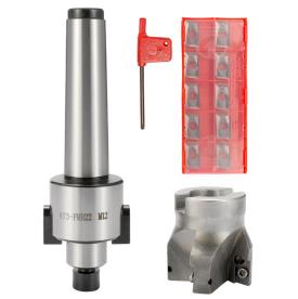 END MILL CUTTER 50MM HEAD MT3 10 CUTTERS