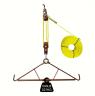 GAMBREL HOIST PULLEY & ROPE MEAT HOIST