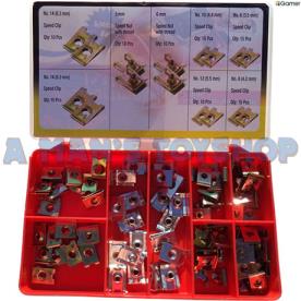 AUTOMOTIVE SPEED CLIPS & NUTS 90 PIECE