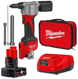 CORDLESS 12V POP RIVET TOOL COMBO KIT