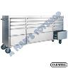 WORKSHOP TROLLEY 15 DRW 1830MM S/STEEL