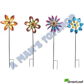 WIND SPINNERS FLORAL ASSORTED 1 X PIECE