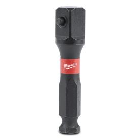 SOCKET ADAPTOR BIT 7/16 QUICK HEX X 1/2"