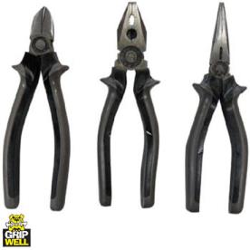 PLIER & SIDE CUTTER 200MM 3 PCE SET