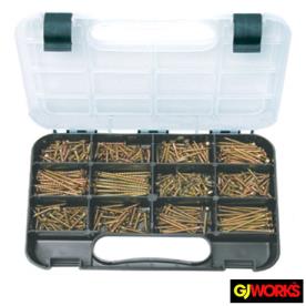 ASSORTMENT CHIPBOARD SCREWS 6-8 GAUGE