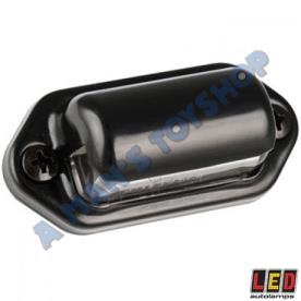 LED NUMBER PLATE LAMP BLACK M/VOLT